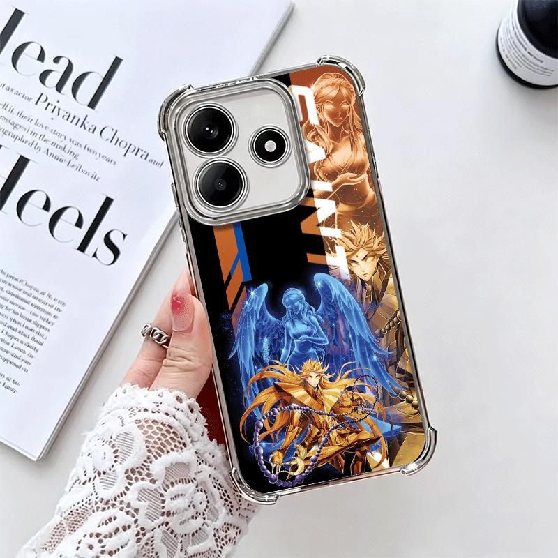 

Аниме S-Saint S-Seiya Мягкий чехол для телефона Для Xiaomi Redmi Note 14 15 Pro Plus 13 12 11S 11T 5G 10 9S 9 Покрытие Защита от падения Fundas Redmi Note 13 4G