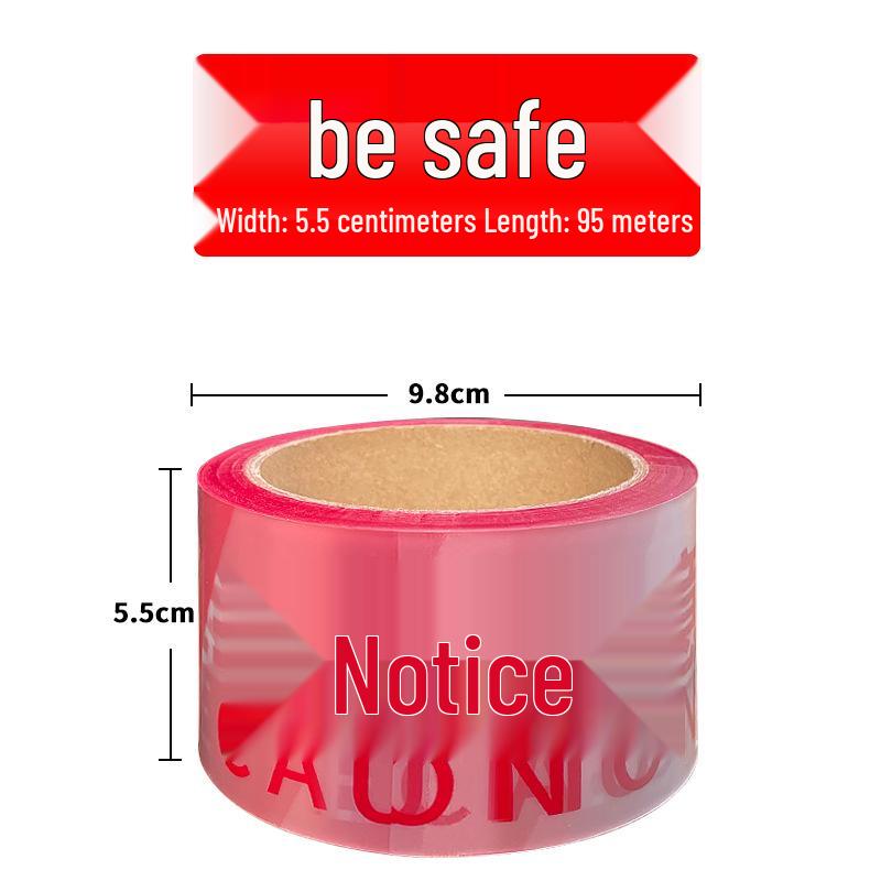 Bezpieczeństwo przede wszystkim Taśma barierowa zakazu wstępu – Zagęszczona taśma ostrzegawcza i izolacyjna dla budownictwa