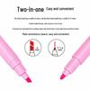 High-Capacity Fluorescent Marker: Thick Tip, Vibrant Design, Perfect for Students' Notes & Journaling