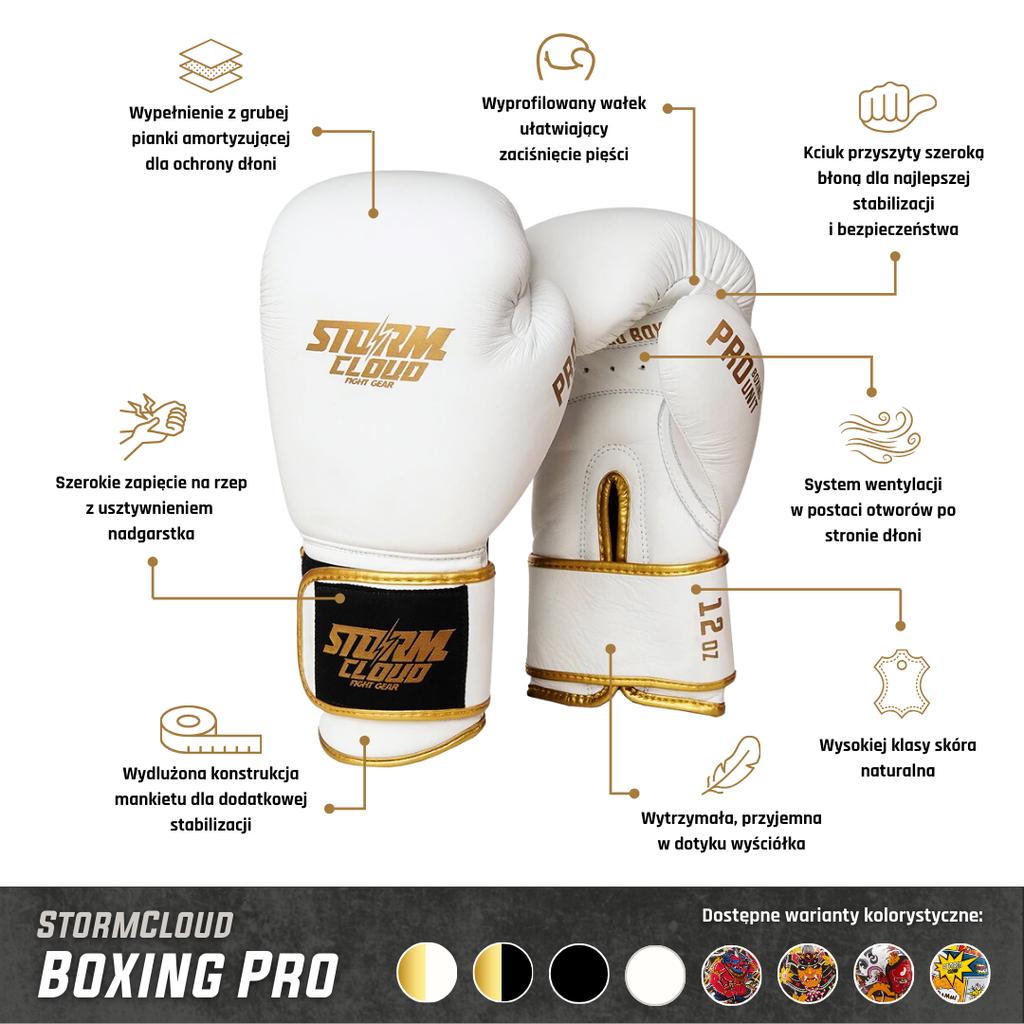 StormCloud Boxing Pro Daisho RONIN Genuine Leather Boxing Gloves 14oz