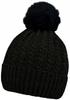 YOUTH WINTER HAT with Pompom, Insulated, BLACK NOVITI 54/58 V020F