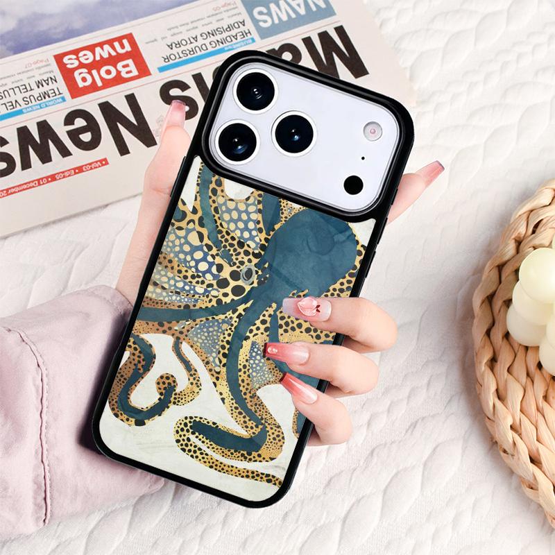 octopus snake flower Phone Case For IPhone 17 16e 15 14 13 12 11 Pro Max Air Mini Soft Protective Cover iPhone Air