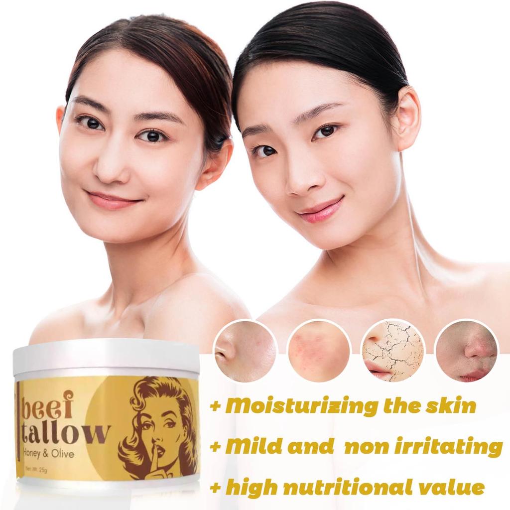 Beef Tallow Moisturising Cream Moisturises And Refreshes Skin