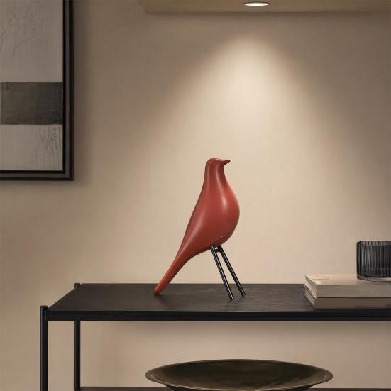 Nordic Style Bird Desktop Decor, Medieval Table Decor, Minimalist Bird Statue for Home Office Table Desktop Bookshelf Mantelpiece Shelf Centerpiece