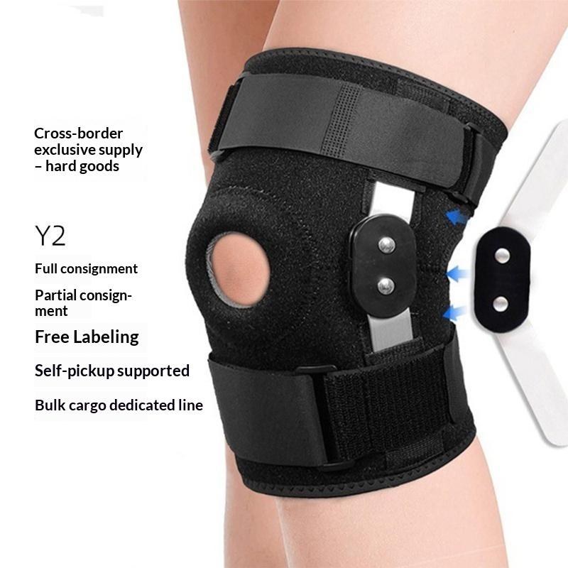 1Pc- Adjustable Knee Brace With Side Stabilizers & Patella Gel Pads For Men & Women, Knee Pad Support For Knee Joint