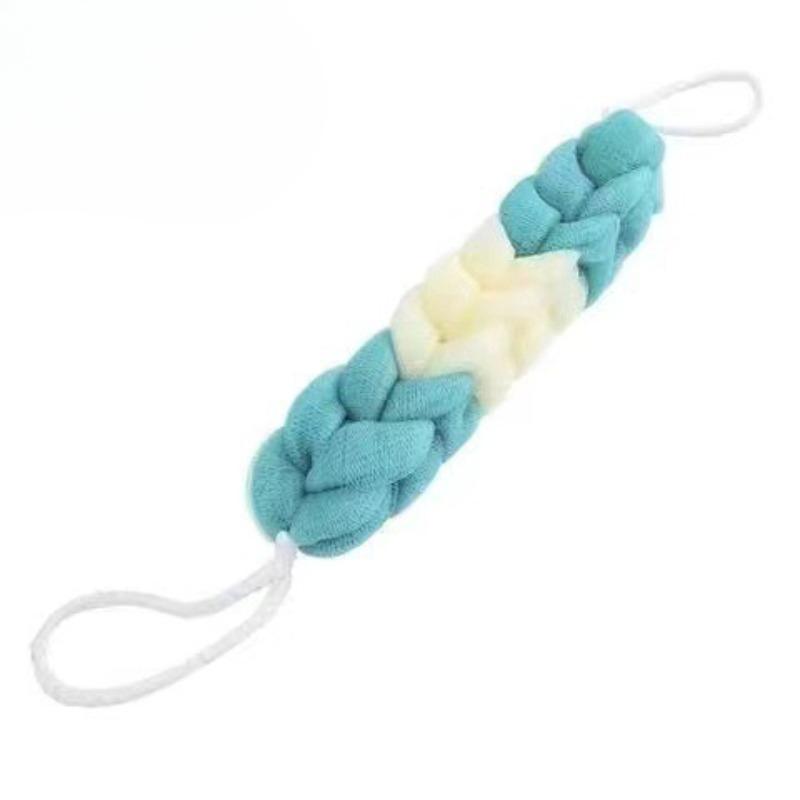 Long Bath Towel for Back RubbingNon-dispersing Bath Towel for Home Use Exfoliating Back Rubbing Bath Cleaning, Bath Ball