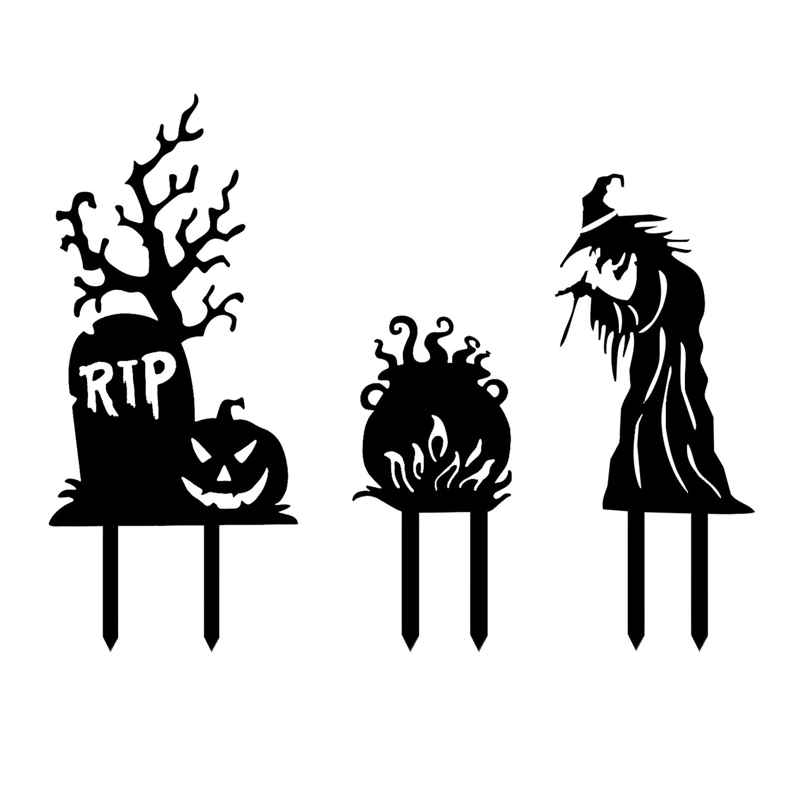 

Декоративные элементы из акрила 2D Tree Spirit, водонепроницаемые для дворов, украшения сада на открытом воздухе, свадьбы и вечеринки в саду One Size чёрный