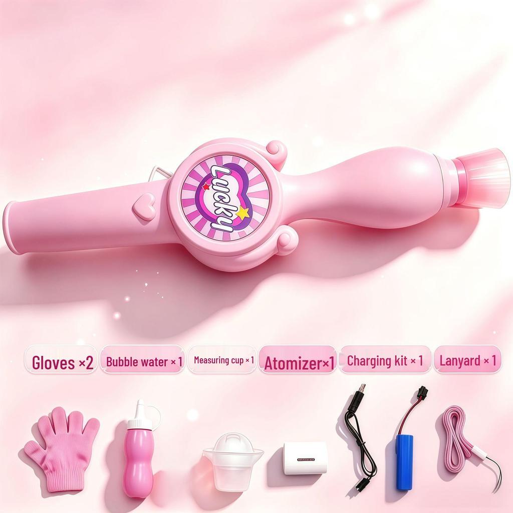 Popular Kid's 32-Hole Electric Bubble Gun - Automatic Handheld Toy for Bubbles