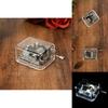 Acrylic Hand Crank Music Box Craft Diy Toy For Creative Gift Giving Students