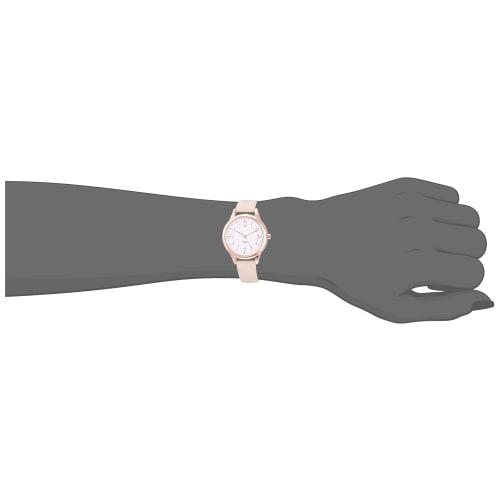 Fieldwork Women's Waterproof Juvia Analog Watch with Leather Strap, ST257p-2, Beige