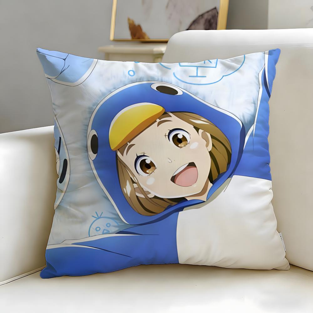 Anime A Place Further Than the Universe Cushion Cover Soft EasyWash Pillow Case Versatile for Couch Bed Travel and Office
