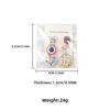 Pinkdudu Vintage Rhinestone Heart Pendant Multi-Layer Floral Asymmetric Earrings Drop Dangles for Women PD2514