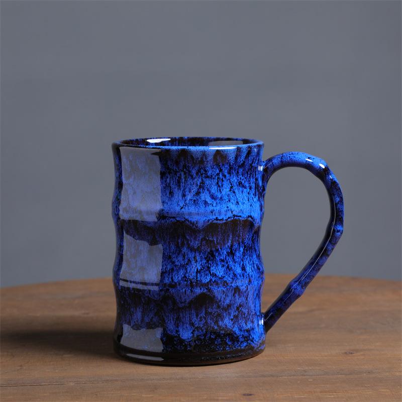 Large-Capacity Ceramic Kiln Change Water Cup Creative Coffee Cup Hot-Selling Ceramic Cup Creative Cup