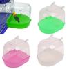 Pet Bird Bathtub Hanging Parrot Bathtub Bird Cage Accessories Bath Shower Box