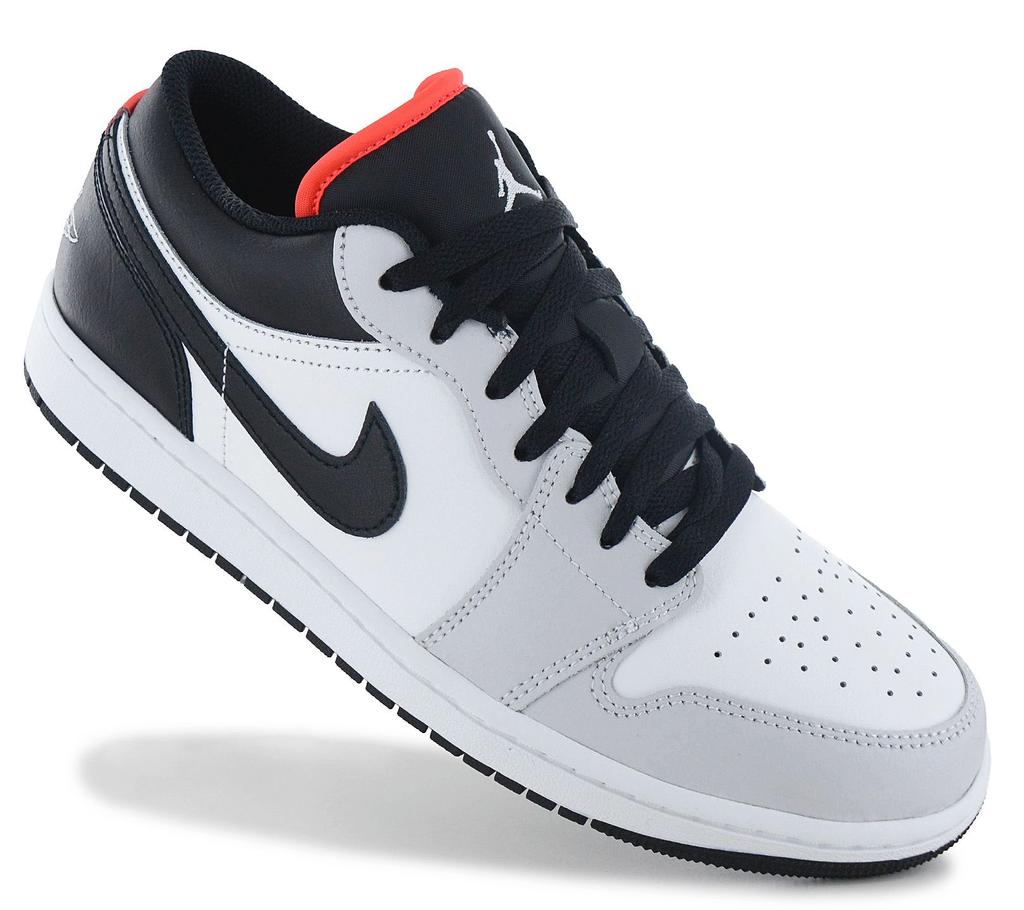 AIR JORDAN 1 Low - Men's Sneakers Shoes Leather 553558-045 ORIGINAL