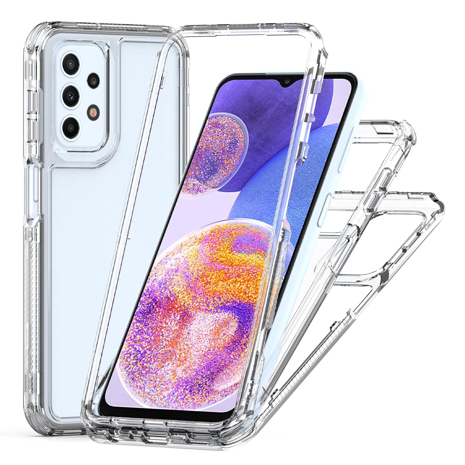 

Для Samsung Galaxy A23 4G/A23 5G (Глобальная версия) Прозрачный чехол из акрила + ТПУ с защитой от падений A