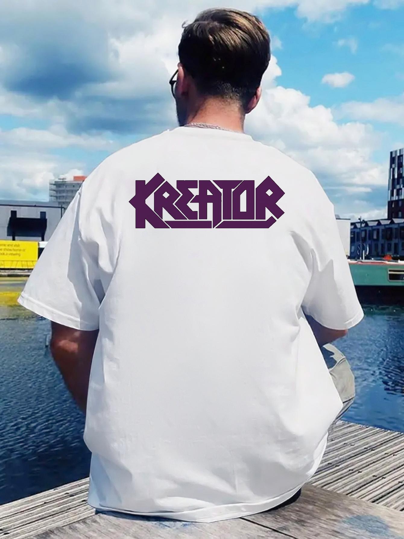 Retro Rock Band Graphic T-shirt - KREATOR Print L