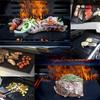 Roasting Mat Eco-friendly Heat Resistant Glass Fiber Thickened Grilling Mat Supplies for Home