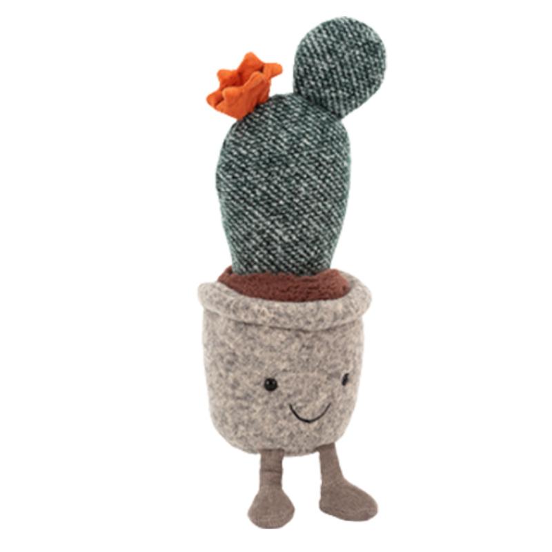 

JELLYCAT Fun Plant Series Naughty Succulent Prickly Pear Cactus Soothing Doll Plush Doll 24cm High