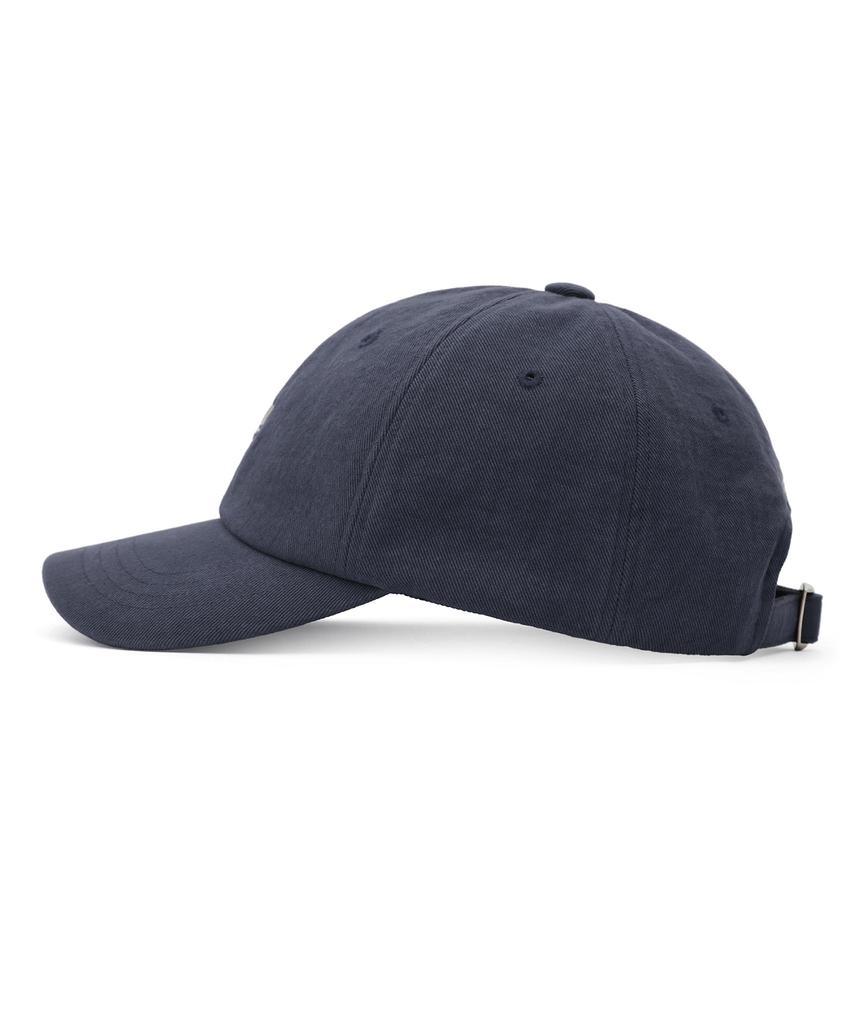 Eondeokeonteulol Four Seasons Cotton Logo Embroidered Basic Soft Top Unisex Ball Cap Uc / Washed B B / Navy