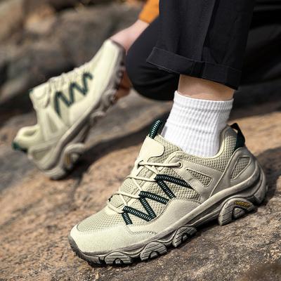 Brand Men Women Hiking Shoes Breathable Outdoor Walking Shoes Sports Climbing Men Sneaker Tourism Mountain Shoes Large Size 46
