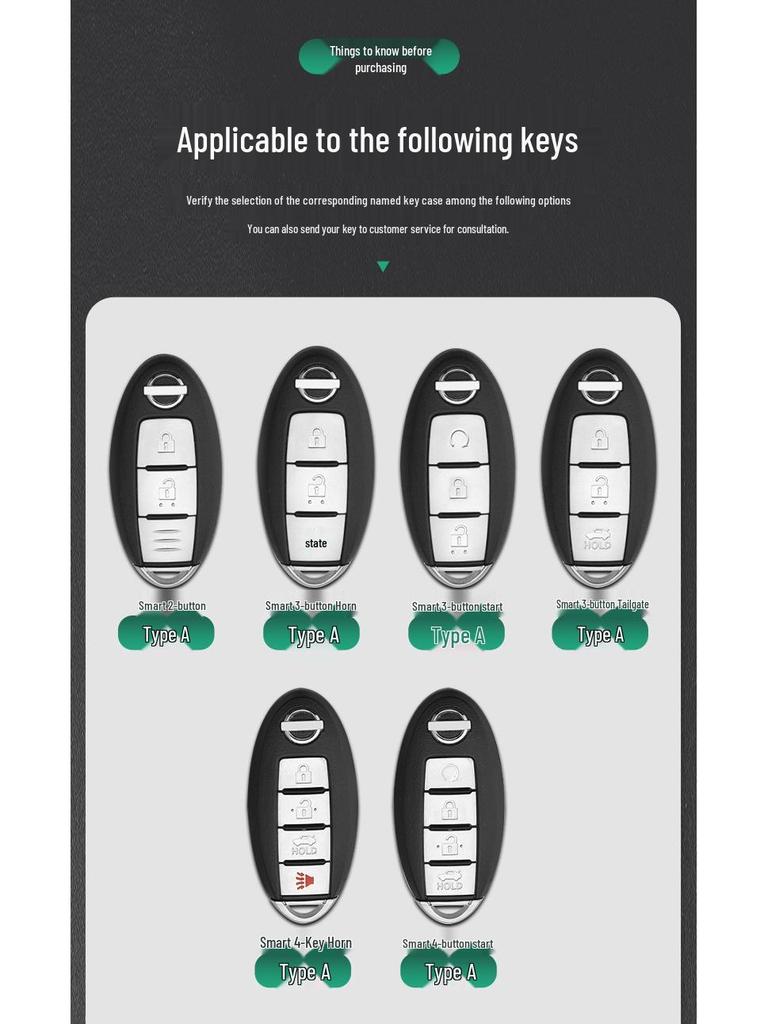 Nissan Key Cover for Altima 14th Gen, Sylphy, X-Trail, Qashqai, Tiida, Paladin - Unisex Design