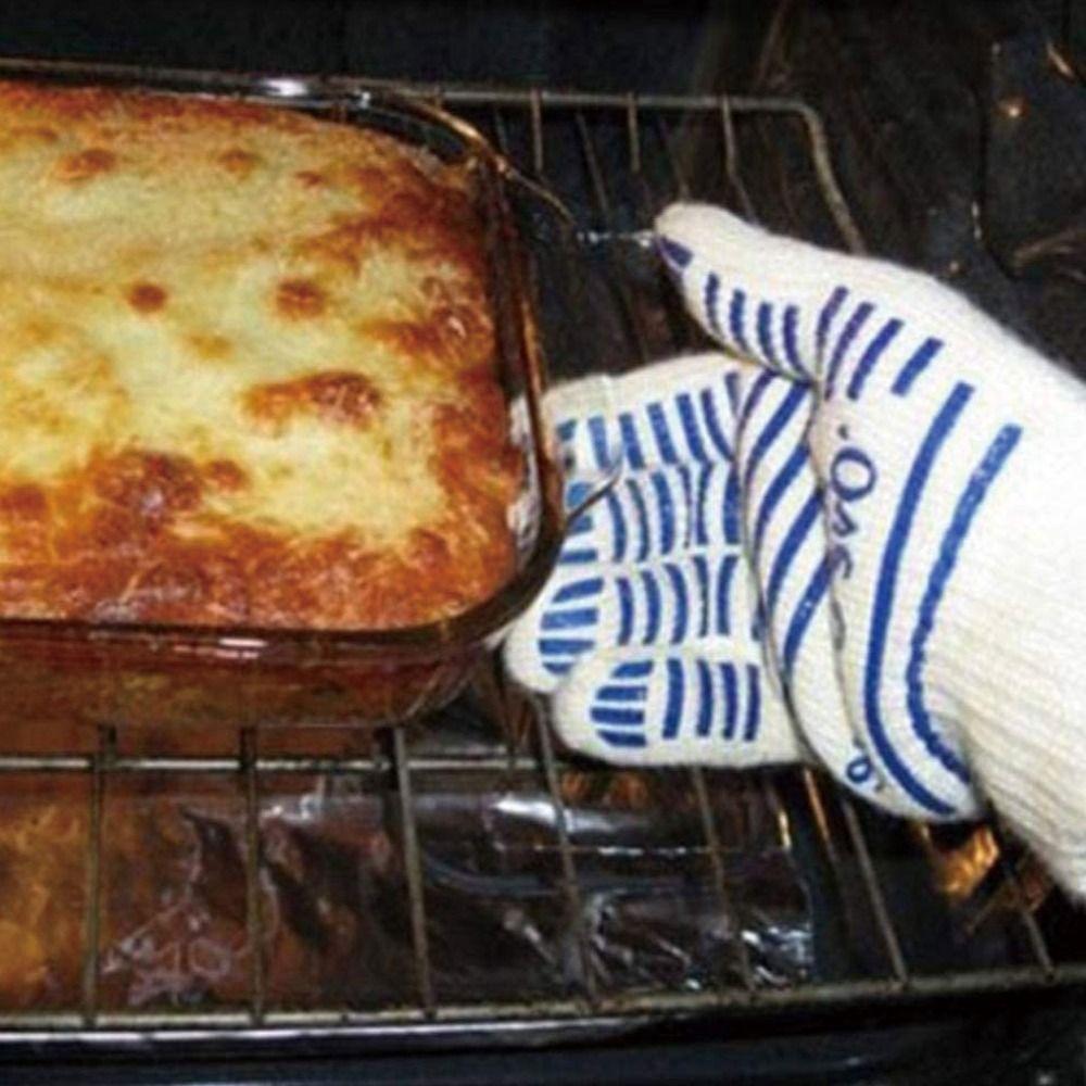 Multi-Function Microwave Oven Gloves Heat Resistant Barbecue Mitts Cooking Tool BBQ Gloves  Home