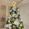 Shiny Christmas Decoration Mesh Ribbon 26cm Christmas Wrapping Ribbon  Gift Package