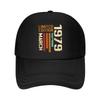 1979 Limited Edition Retro Year Mark Vintage Aesthetic for Nostalgic Fashion Fans Mesh Baseball Cap