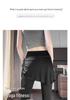 Women's Plus Size High Waist Skirted Yoga Pants for Spring & Autumn - Two-Piece Running & Fitness Set