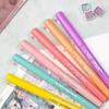 6Pcs Soft Brush Tip Marker Pens Artist Markers Flexible Tip Assorted Colors for Journaling Hand Lettering Calligraphy Draw Practical Use