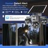 AIOOK Triple-Objektiv 4G CCTV HD 15MP Solarkamera Außen Wasserdicht V380 Pro Kamera Mobile Verfolgung Nachtsicht Lichter Alarme