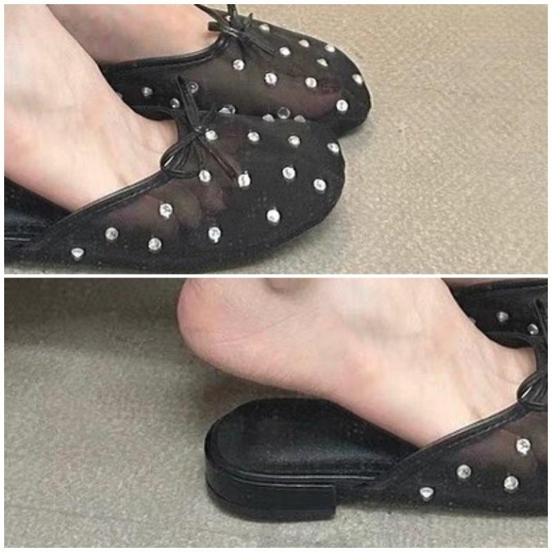 Fashion Flats Bow Slippers Women Crystal Sandals Mules Shoes Woman Flip Flops Summer 2025 New Casual Slides Designer Dress Mujer Zapatos