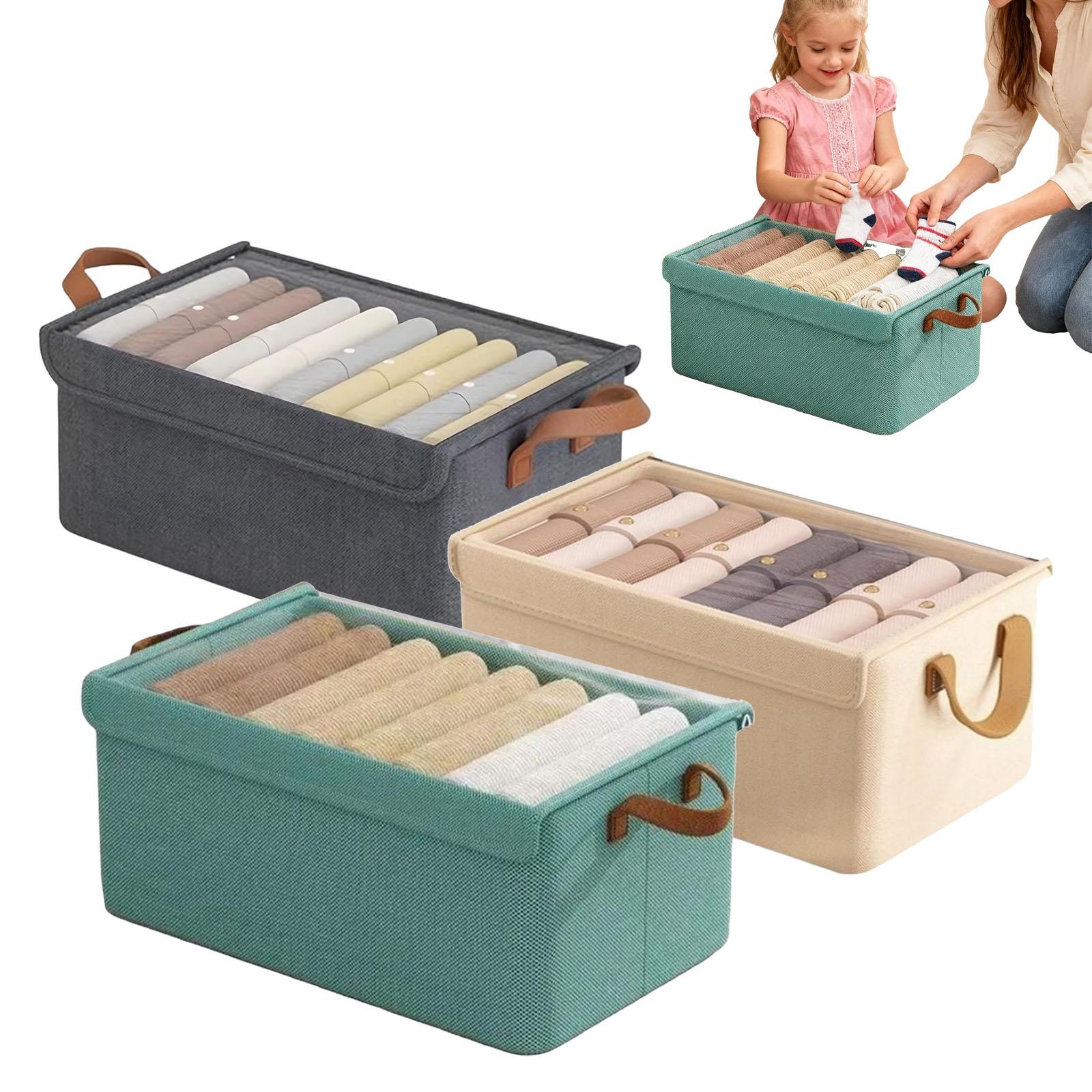 Closet Storage Clothing Storage For Underbed Organization | Stackable Containers With Sturdy Structure  Zipper Bag Storage