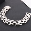 20MM Men's Stainless Steel Viking Braided Chain Bracelet for Man Woven Rope Bangle Cool Hip Hop Motorcycle Biker Jewelry 23.5CM