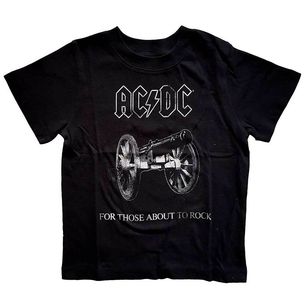 

AC/DC Men s Women s Adult Kids T-Shirt For Those About To Rock Official Merchandise Ages 1 to 5 yrs S