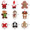 Christmas Cat Dog Squeaky Toys Plush Pet Chew Toy for Small Dogs Chihuahua Puppy Yorkie Mascotas Accessories Juguetes Para Perro