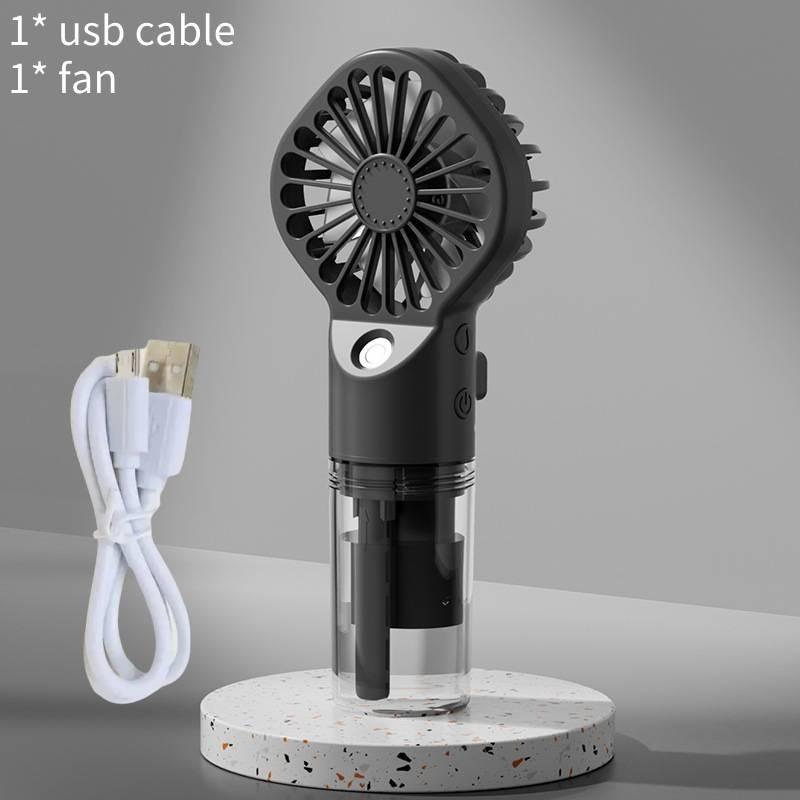 Tragbarer Handnebelventilator USB-wiederaufladbarer Mini-Ventilator für Studenten Outdoor-Geschenk