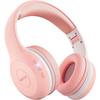 EarFun K2 Wireless Headphones for Kids, Bluetooth 5.4  Suitable for SchoolLessonsTravelMusicMovies, Etc. (Pink)