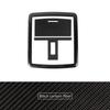 3pcs Roof Reading Light Lamp Cover Trim for Dodge Challenger 2015 + Carbon Fiber