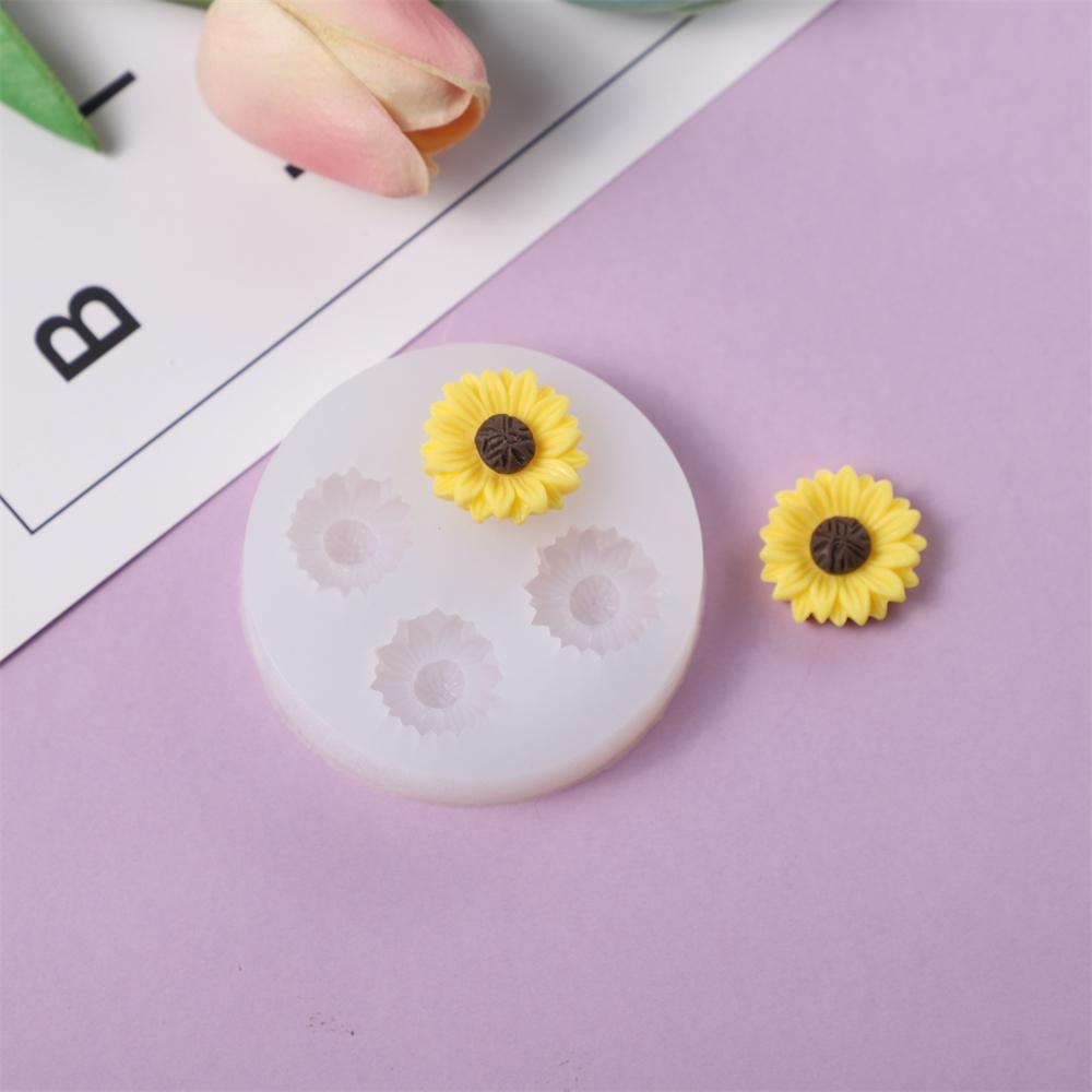 Mini Cookies Cake Decor Silicone Mold DIY Daisy Flower Cloud Candy Dessert Pastry Fondant Mould Baking Tools Kitchen Accessories