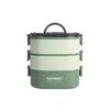 2000ML Lunchbox Tragbar 3 Schichten Kinder Schüler Bento Box Auslaufsicher Mikrowellengeeignet Lebensmittelbehälter Schule Reisen Büro Picknick
