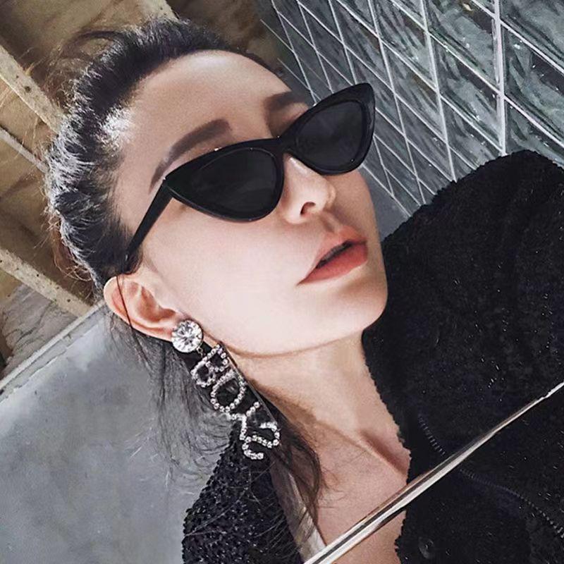 Retro Cat Eye Sunglasses Women Men Minimalist Fashion Sunshade Glasses Outdoor Driving