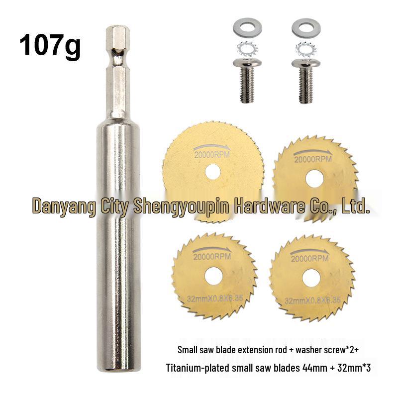 Mini Hex Shank Saw Blade Adapter Set for Hand Drill