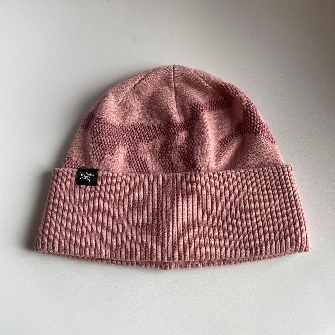 Used ARC TERYX Knit Hat Beanie Pink