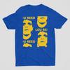PROMOÇÃO Camiseta Masculina Colagem Lou Reed Algodão Azul Unissex Todos os Tamanhos S-5Xl Camiseta Unissex