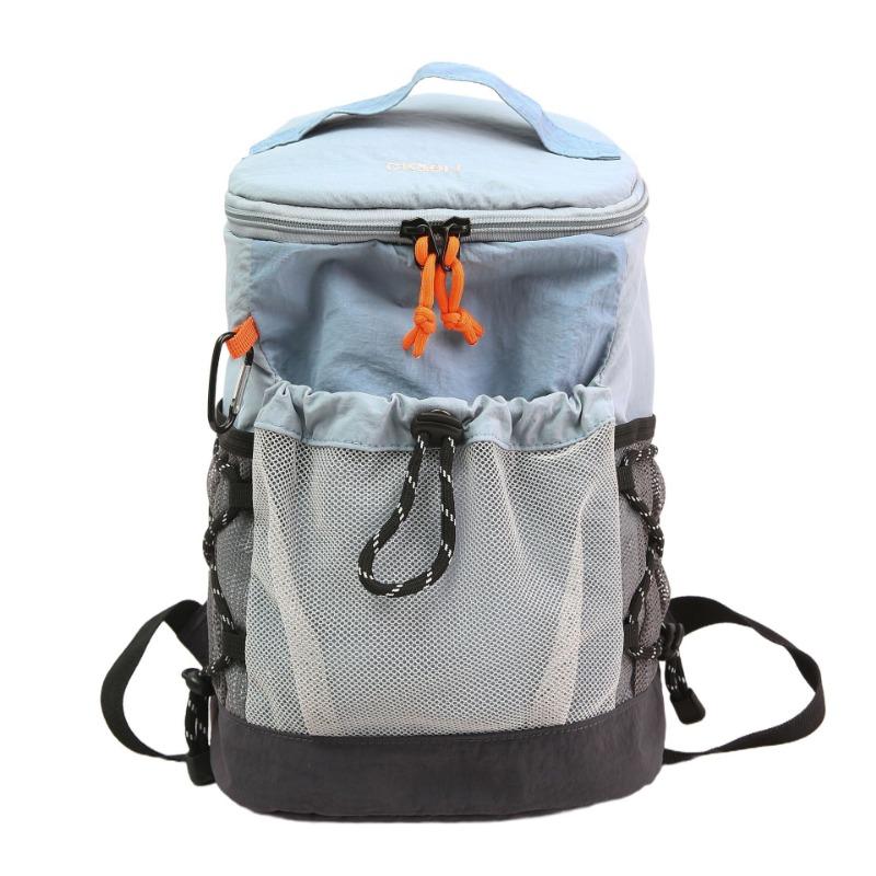 Casual bento bag Double compartment Large capacity backpack Travel camping Sports Unisex backpack