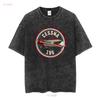 Cessna 195 Airplane T Shirt long or short sleeves vintage Washed fashion graphic Versatile Casual Top For Everyday Wear