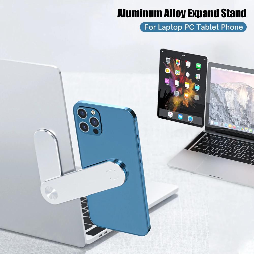 Laptop Expand Stand Aluminium Alloy Phone Holder Magnetic Laptop Side Mount Hold