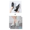 Cross-border large-size one-pedal lazy shoes fashionable rhinestone muffin thick-soled casual inner height-increasing single shoes